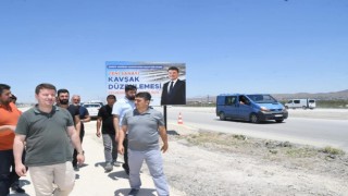 Başkan Dinçer Genişletilen Osb Yolunun Yeni Sanayi Sitesine Bağlantısını İnceledi
