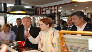 İYİ Parti Genel Başkanı Akşener, Aksaray'da Esnafı Ziyaret Etti
