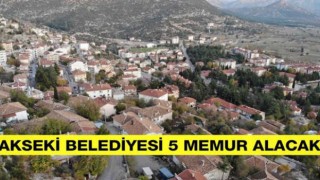 Akseki Belediye Başkanlığı 5 Memur Alacak