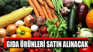 Gıda Ürünleri Satın Alınacak