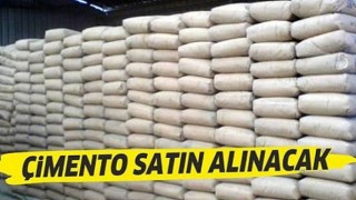 Çimento Satın Alınacak