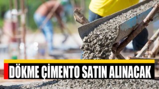 Dökme Çimento Alınacak