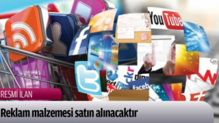 Reklam malzemesi satın alınacak