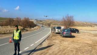 Jandarma Drone Destekli Trafik Denetimi Yaptı