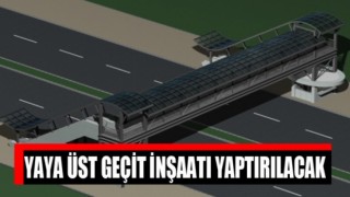 Yaya üst geçit inşaatı yaptırılacak