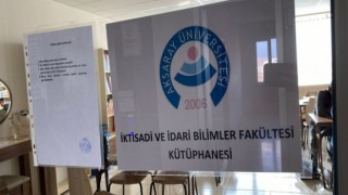 ASÜ İİBF DEPREMZEDELER İÇİN KÜTÜPHANE KURDU