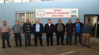 Başkan Dinçer Aksaray Manavlar Balıkçılar ve Pazarcılar Odasını Ziyaret Etti