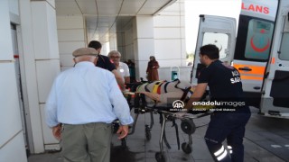 Asansör halatının kopması sonucu düşen bir kişi yaralandı