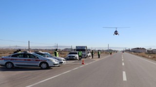Jandarma, Kazaları Önlemek İçin Havadan ve Karadan Denetimde