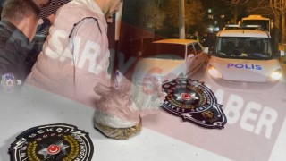 Dur İhtarına Uymayan Araçta Yasaklı Madde Yakalandı