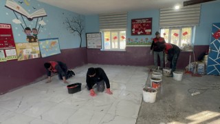 Köy Okullarında Çalışmalar Devam Ediyor