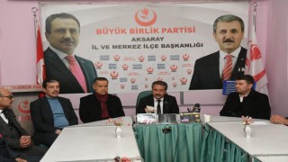 Büyük Birlik Partisi İl Başkanı Yaşar Ar “Seçimlerde Belediye Başkanımız Evren Dinçer’i Destekliyoruz”