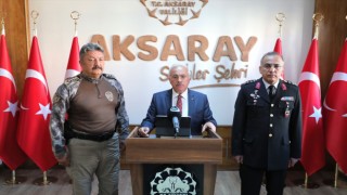 Aksaray Valisi Kumbuzoğlu, 4 Aylık Asayiş Rakamlarını Açıkladı