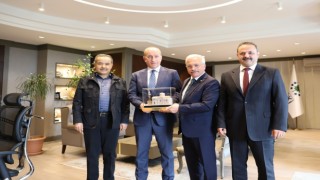 TOKİ Başkanına Kampüsteki Alt ve Üst Yapı Çalışmaları Anlatıldı