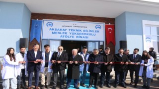 ASÜ TEKNİK BİLİMLER MYO ATÖLYE BİNASI AÇILDI