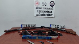 Ortaköy’de 1 Kişi Resmi Belgede Sahtecilik ve Ruhsatsız Silah Suçlarından Yakalandı