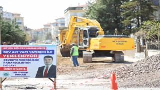 Büyük Bölcek Caddesinin Altyapı ve Üstyapısı Yenileniyor