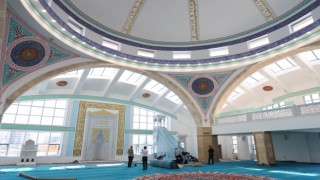 Hasta Yakını Konuk Evi ve Külliyesi Projesinde Cami İnşaatı Tamamlandı, Son Dokunuşlar Yapılıyor
