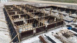 Yemek Fabrikası Projesinin Temel Betonu Tamamlandı