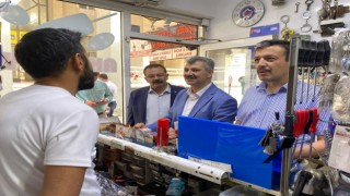 AK Parti Aksaray Teşkilatından Hastalara Moral, Esnafa Destek Ziyareti