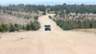 Aksaray Belediyesi’nden Yeni Şehir Mezarlığı’na Ulaşımı Kolaylaştıracak Yol Çalışması