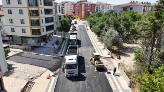 Büyük Bölcek Mahallesi’nde Altyapısı Tamamlanan Noktalarda Asfalt Çalışması Başladı
