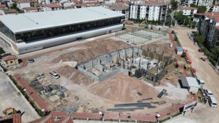 Belediyenin Gençlik Merkezi Projesinde İnşaat Çalışmaları Sürüyor