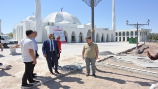 İnşaat Çalışmaları Tamamlanan Selçuklu Külliyesinde Çevre Düzenleme Ve Peyzaj Çalışmaları Devam Ediyor