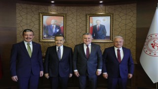 Aksaray Heyeti, Gençlik ve Spor Yatırımları İçin Bakanlığı Ziyaret Etti