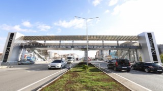 Aksaray Belediyesi Gazzeli Şehitler Yaya Üst Geçidi Açılışa Hazır