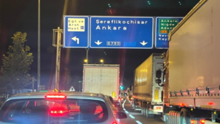 E-90’daki TIR Yoğunluğu Trafik Sorununu Artırıyor