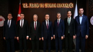 Aksaray Heyetinden, Tarım ve Orman Bakanına Ziyaret