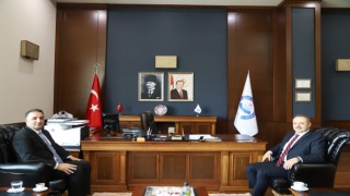 İŞKUR İl Müdürü Akkuş’tan Rektör Arıbaş’a Veda Ziyareti