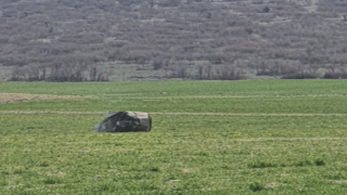 Tarladaki 100 Kiloluk Metal Silindir Paniğe Neden Oldu