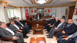 STK İstişare Kurulu Üyeleri, Başkan Dinçer’i Ziyaret Etti