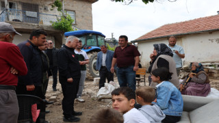 Sel ve Dolu Sonrası Hasar Tespit Çalışmalarına Vali Duru’da Katıldı