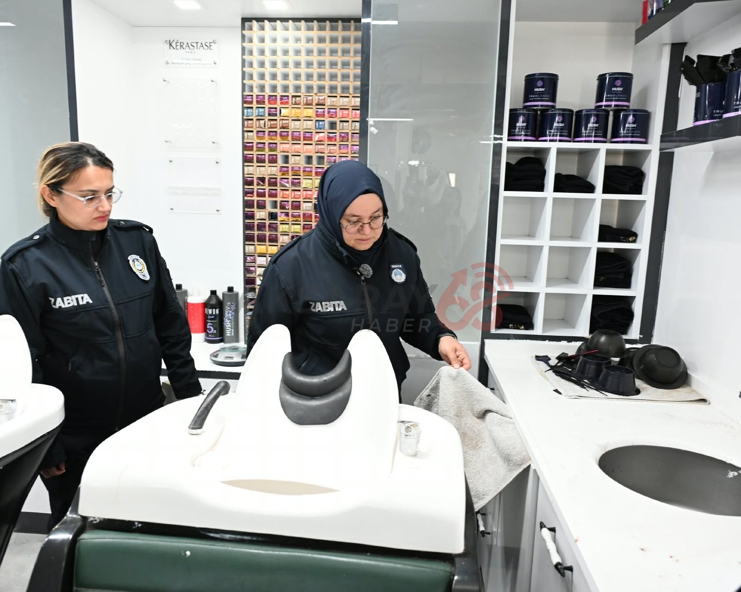 Aksaray Belediyesi Zabıta Ekiplerinden Kuaför Ve Güzellik Salonlarına Denetim