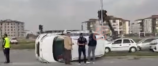 Sanayi Yolundaki Kaza Ucuz Atlatıldı