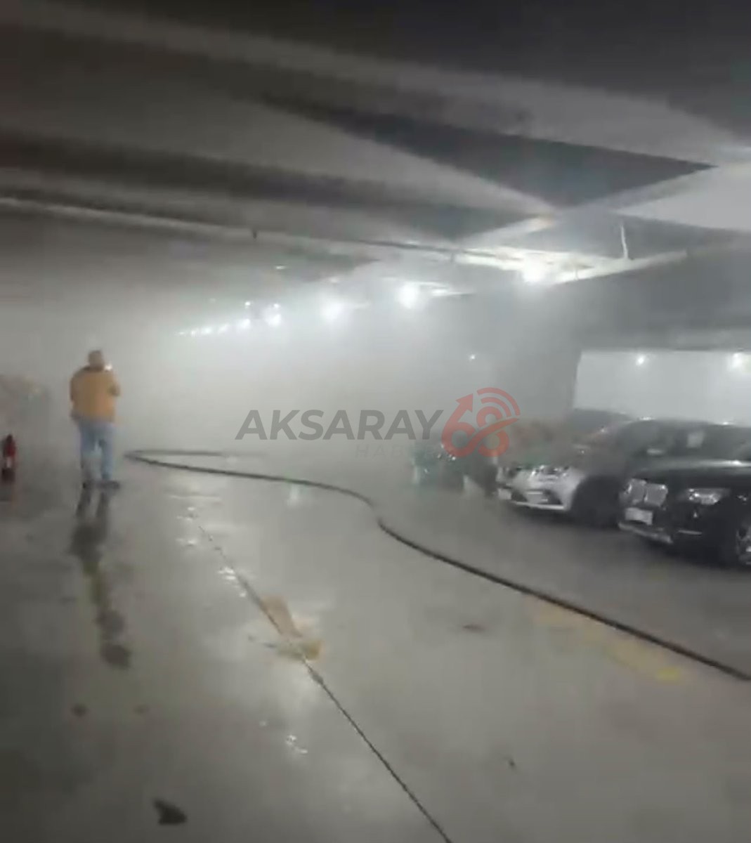 Kapalı Otoparkta Yangın