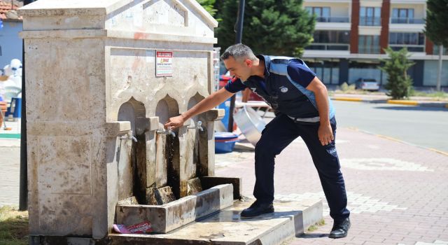 Su Tasarrufu İçin Zabıta Ekipleri Sahada