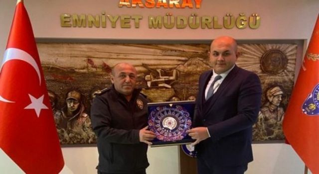 Kaymakam Korkmaz Emniyet Müdürünü Ziyaret Etti