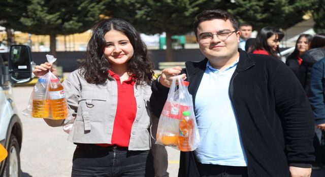 Şehit Ali Er Anadolu Lisesi Öğrencilerinden “Dökme, Geri Dönüştür!” Projesine Destek