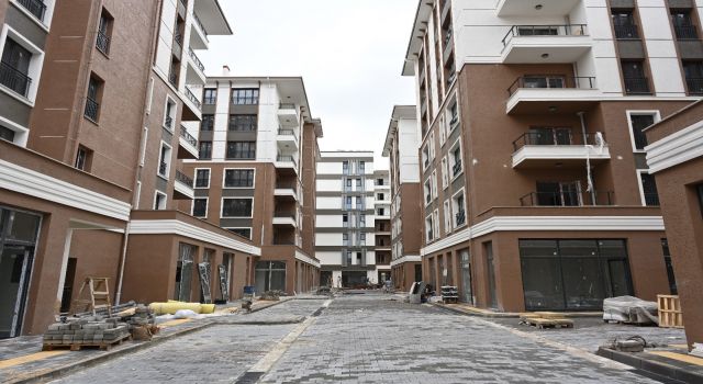 Hamidiye Kentsel Dönüşüm Projesinde Tali Yollar ve Kaldırımlar Tamamlandı