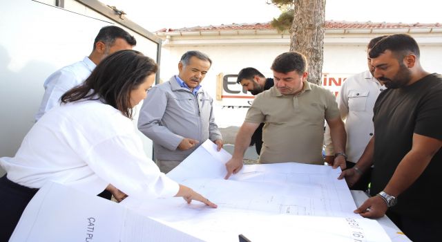 Milletvekili Aydoğdu ve Başkan Dinçer, Hobi Bahçelerinde İncelemelerde Bulundu