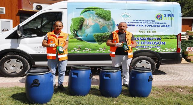 Aksaray Belediyesi’nin Çevre Dostu Atık Yağ Toplama Kampanyası Devam Ediyor