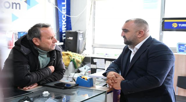 Kırsaldaki Esnafları Ziyaret Edip Dertlerini Dinlediler