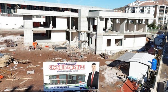 Gençlik Merkezinin Kaba İnşaat Aşaması Tamamlandı