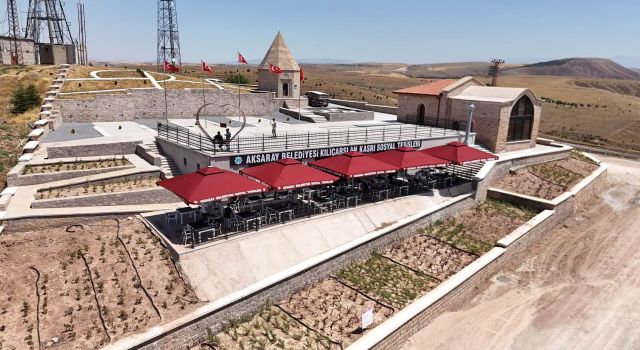 Aksaray'ın Panoramik Manzaralı II. Kılıçarslan Kasrı Sosyal Tesisi Misafirlerini Ağırlamaya Başladı