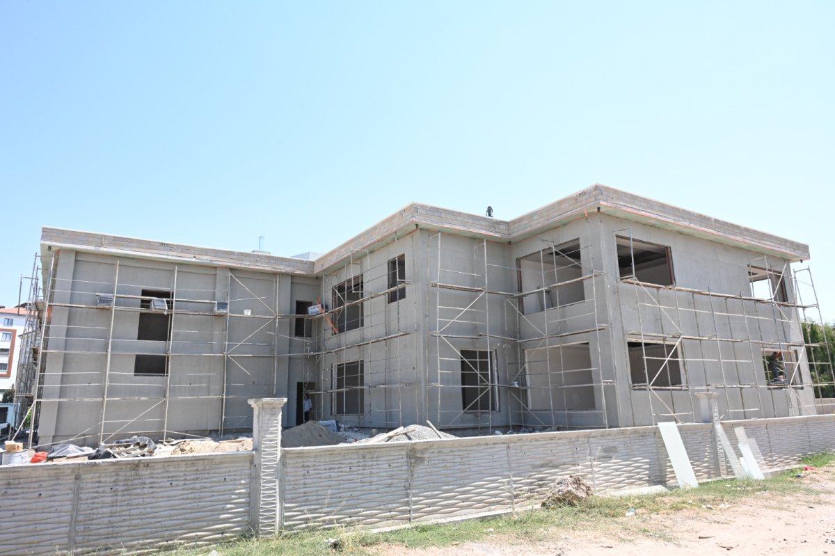 Aksaray Belediyesi Bir Eğitim Tesisinin Daha Yapımında Sona Yaklaşıyor