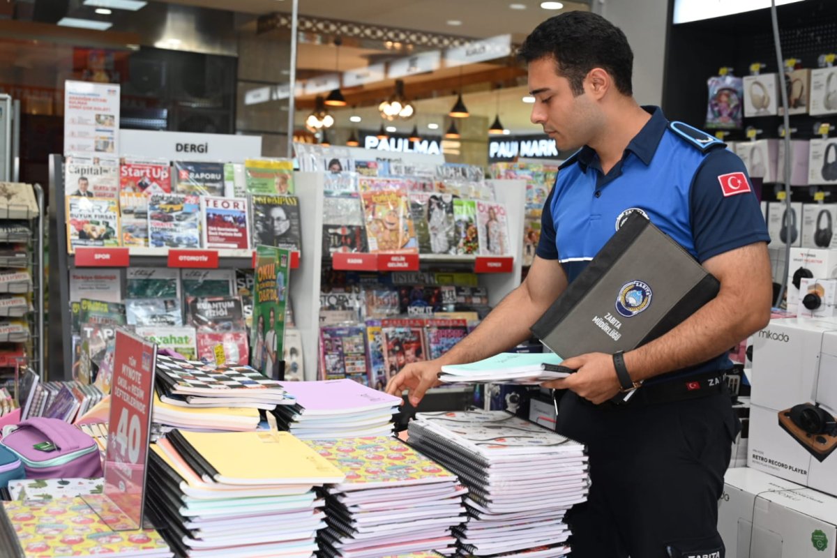 Zabıta Ekiplerinden Kırtasiye Denetimi